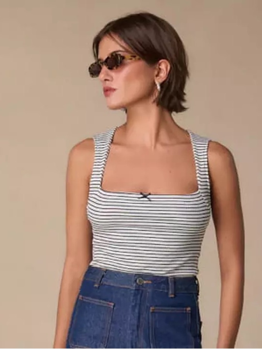 NWT Rouje Paris Ilonka Raye Rib Knit Striped top
